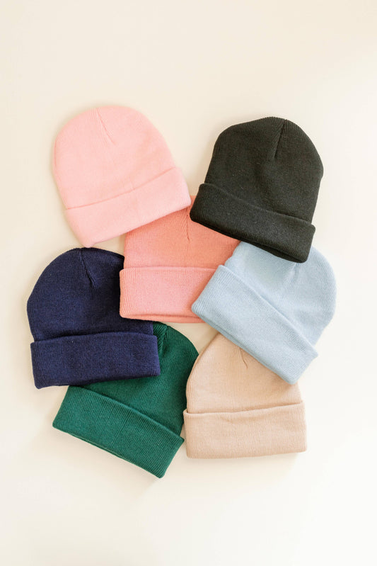 Oversized Knit Beanie Hat - Baby Beanie 0-24 months