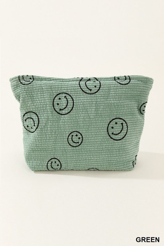 Smile Cosmetic Makeup Clutch Bag