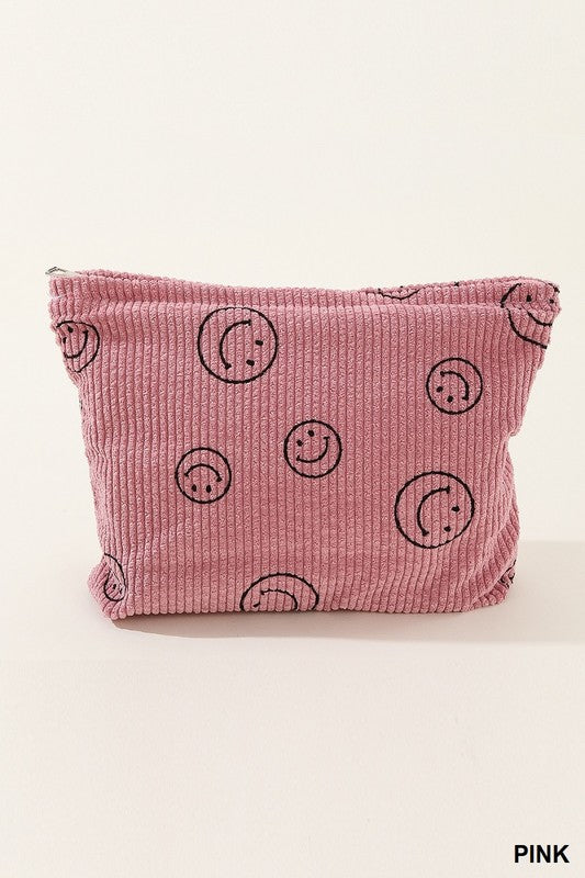 Smile Cosmetic Makeup Clutch Bag