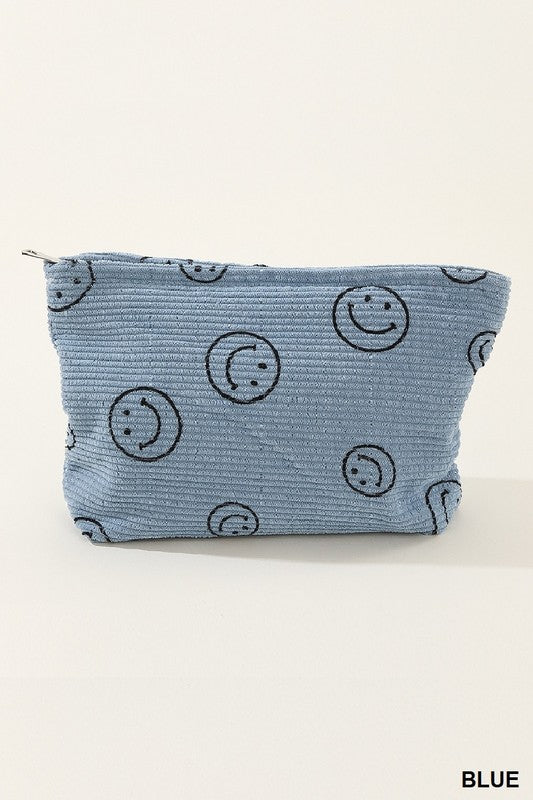 Smile Cosmetic Makeup Clutch Bag