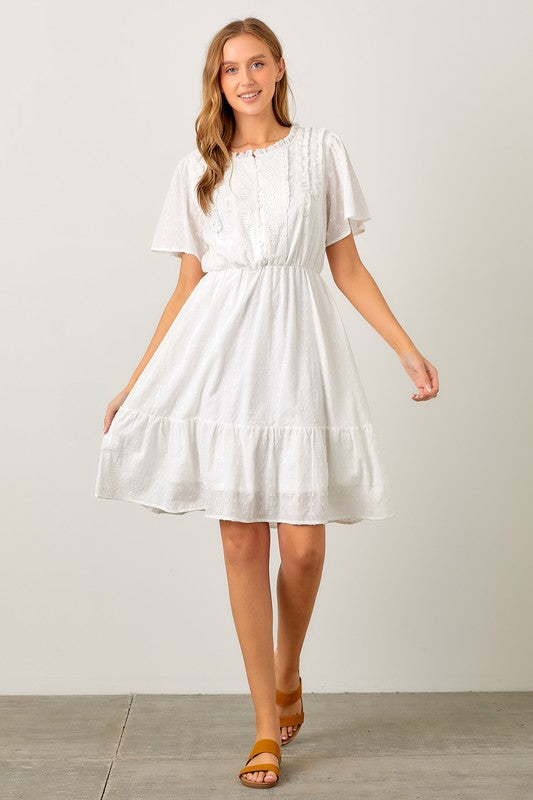 Summer Breeze Eyelet Dress