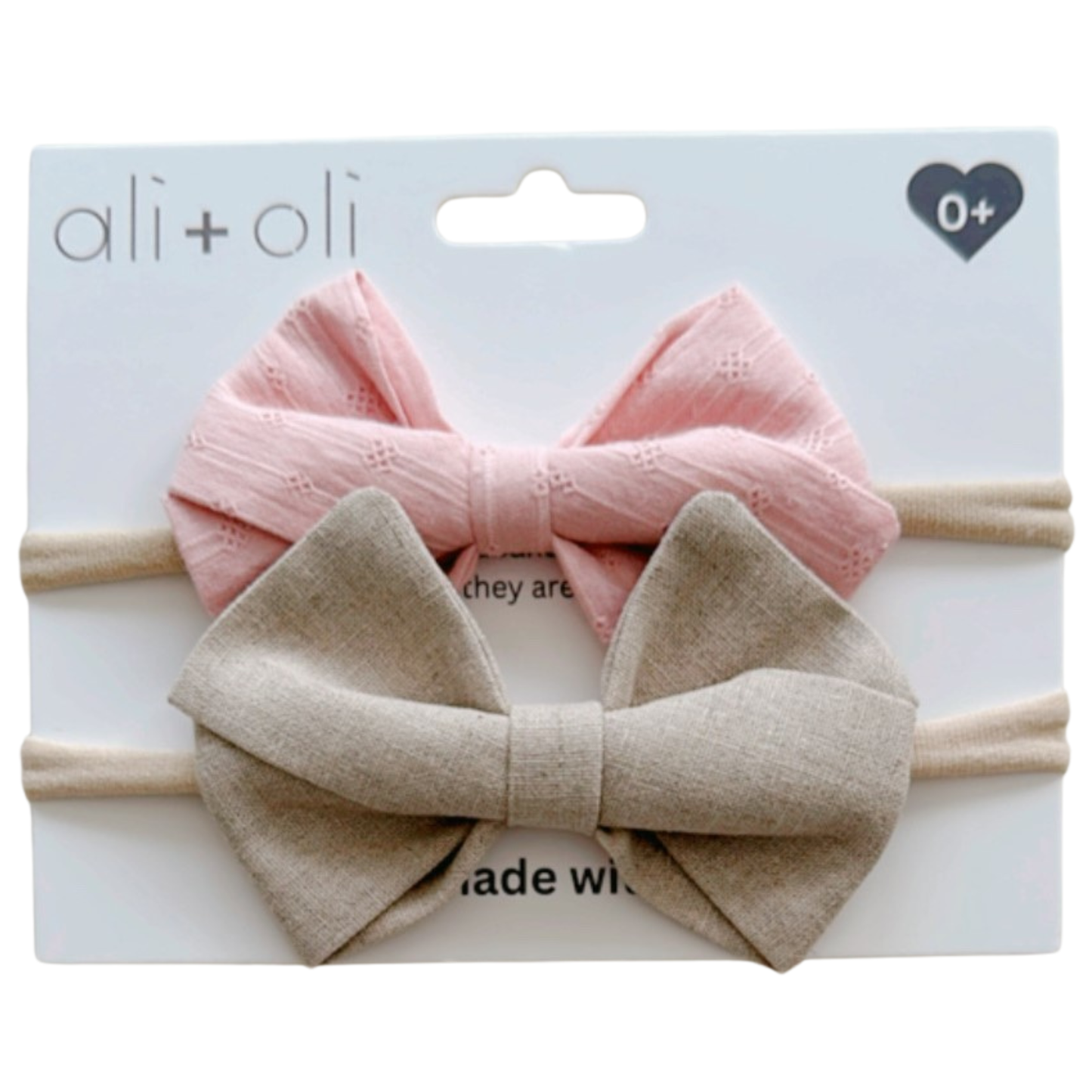 Headband Bow Set (Sand)