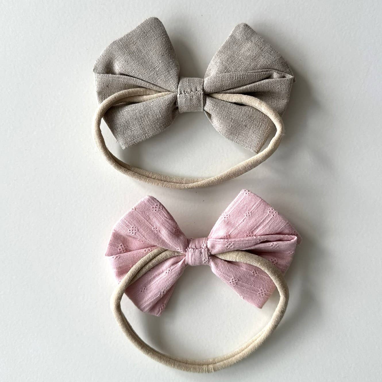 Headband Bow Set (Sand)