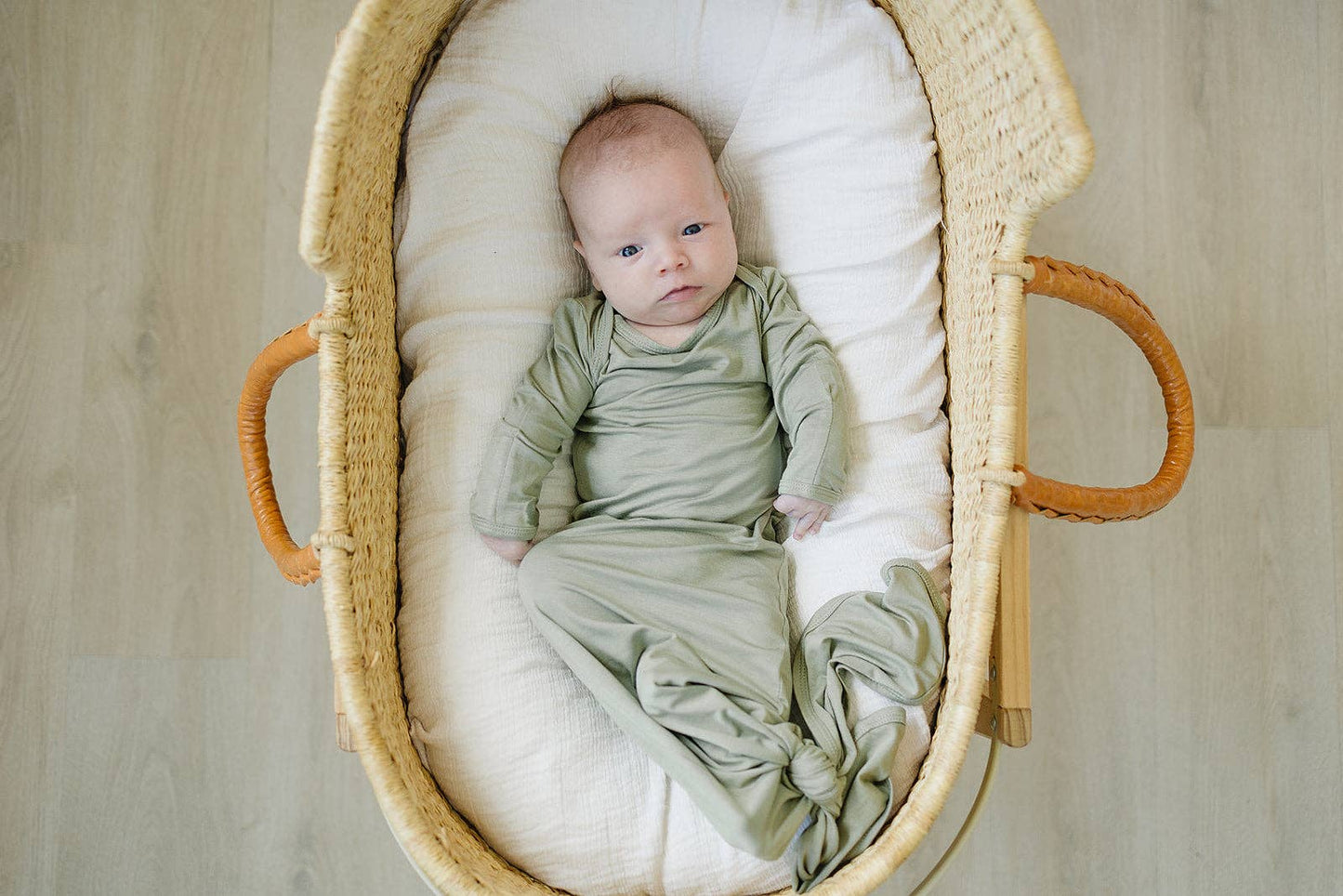 Dried Thyme Bamboo Knotted Gown