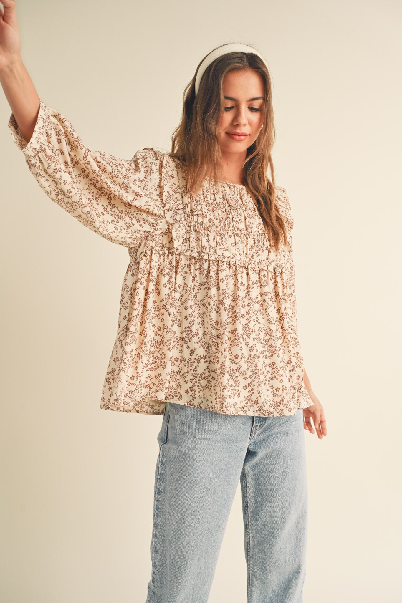 The Hannah Ruffle Blouse