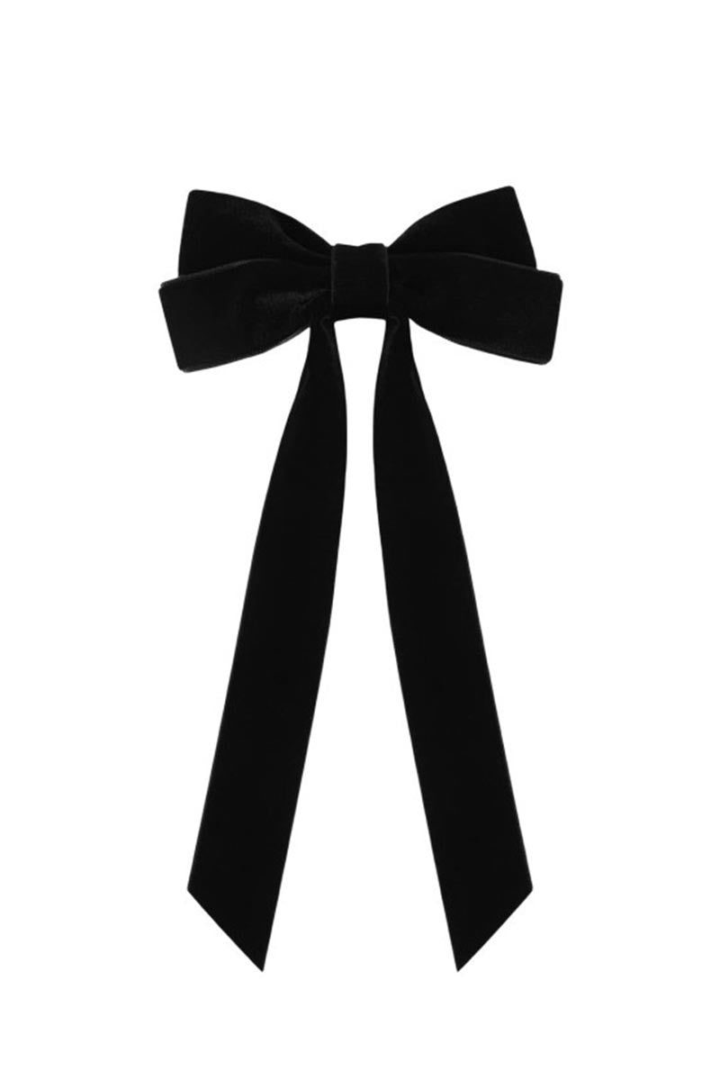 Velvet Ribbon Hair Bow