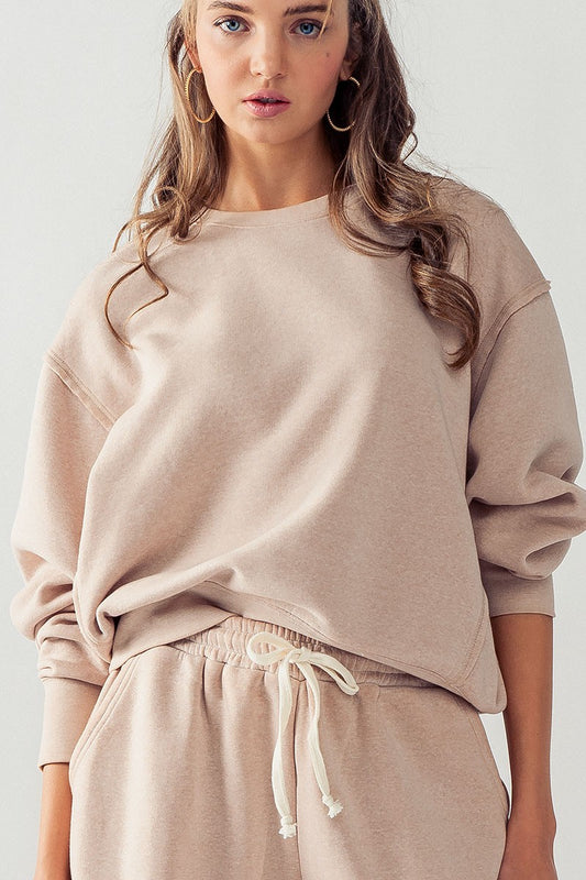 Relaxed Fit Cotton Sweatshirt