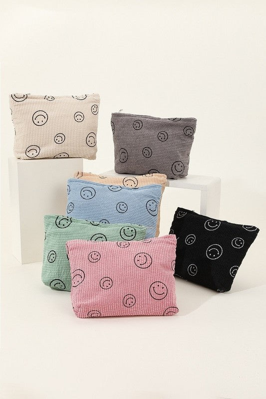 Smile Cosmetic Makeup Clutch Bag