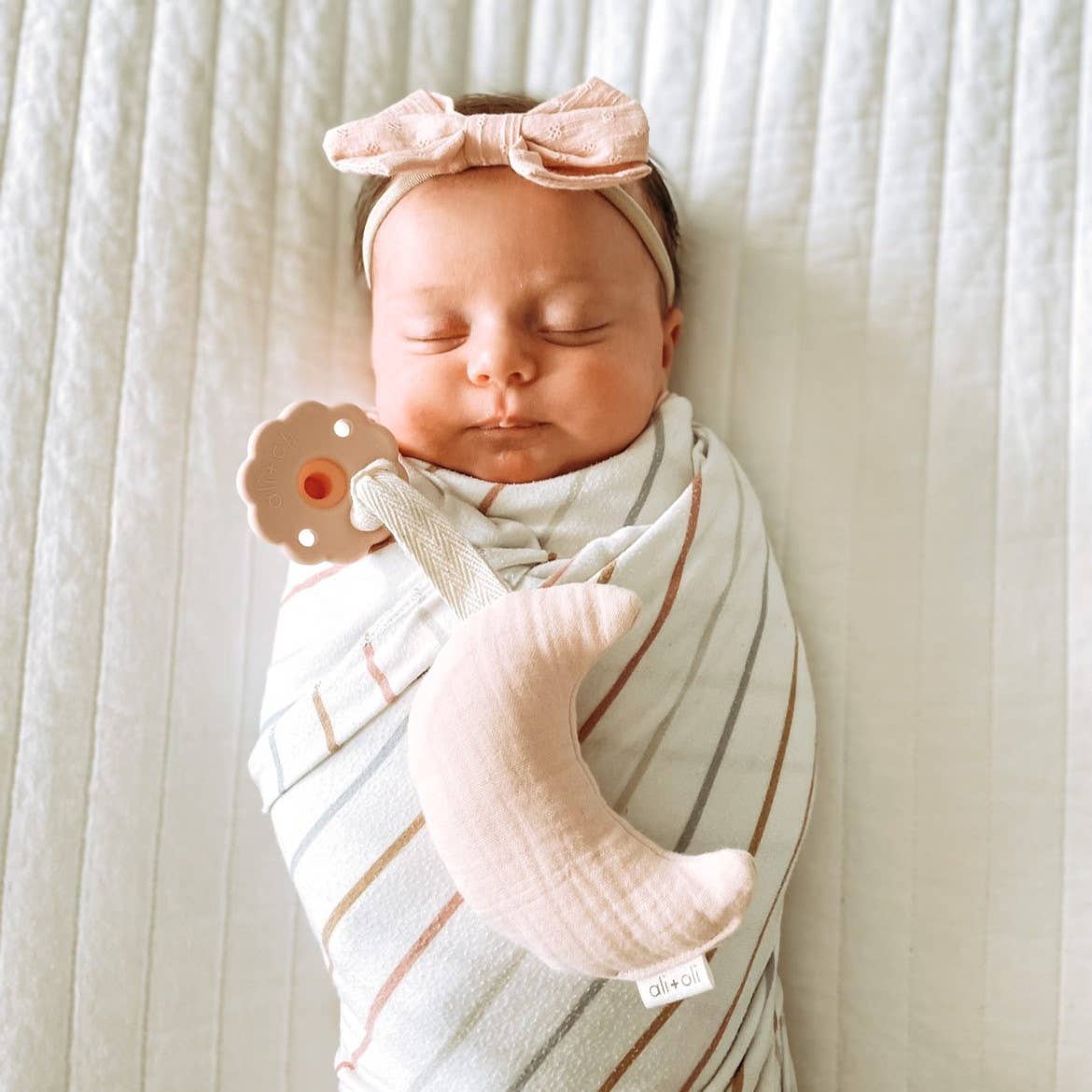 Headband Bow Set (Sand)