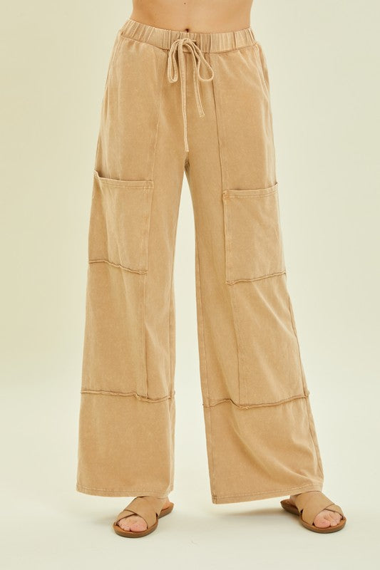 Mineral Washed Cargo Style Pant