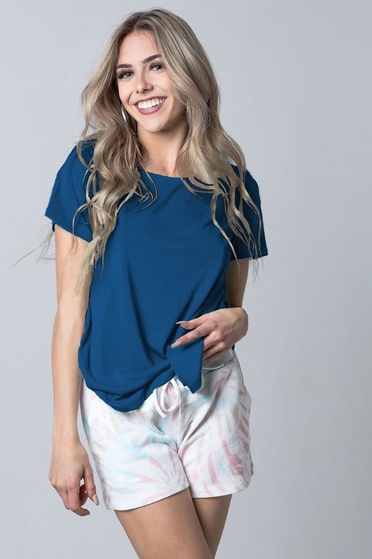 The Carrie Scooped Neck Tee