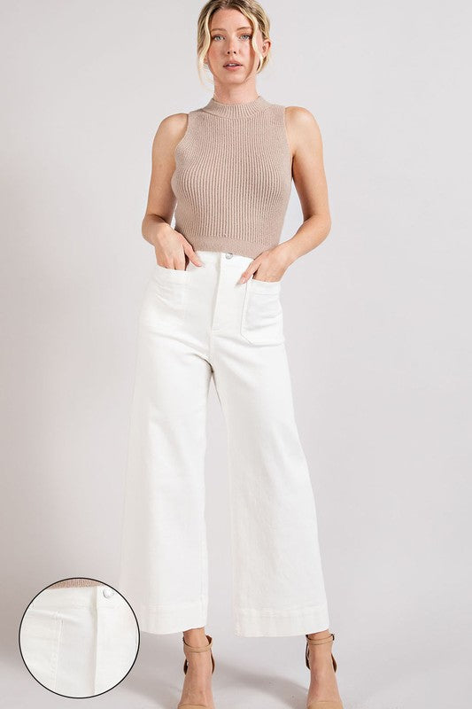 The Amy Soft Washed Wide Leg Pant